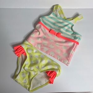 Infant Girl’s Cat & Jack Multi Print Tankini